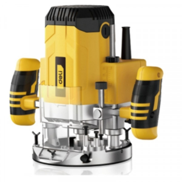 Фрезер кромочный Deli MX12-E1 1600 Вт, 12 мм, коробка, желтый