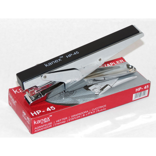 Степлер-плаер металлический KANEX HP-45 на 30 л., скоба №24/6, 26/6