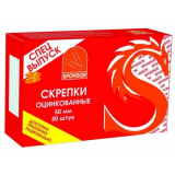 Скрепки, 33 мм, оцинкованные, 100 шт., арт.SPC33Z/SPEC