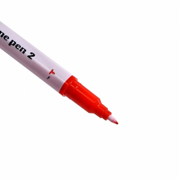 Маркер перм., двусторонний Twin Name Pen красный