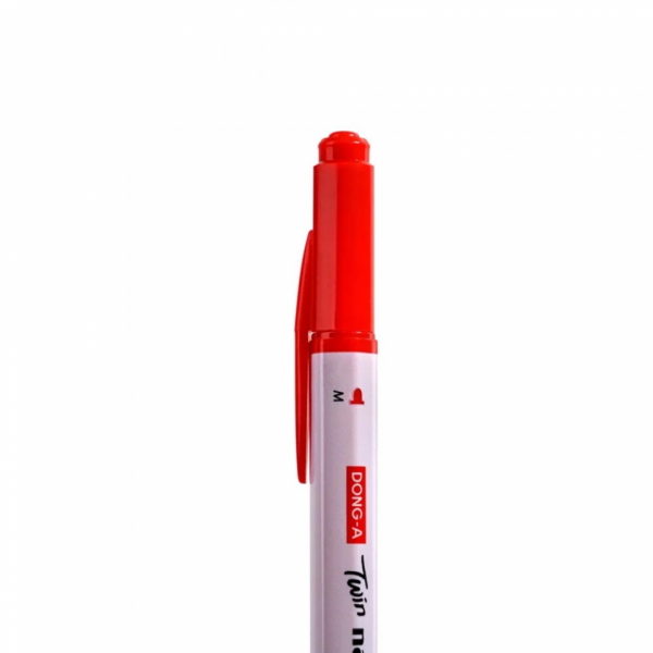 Маркер перм., двусторонний Twin Name Pen синий