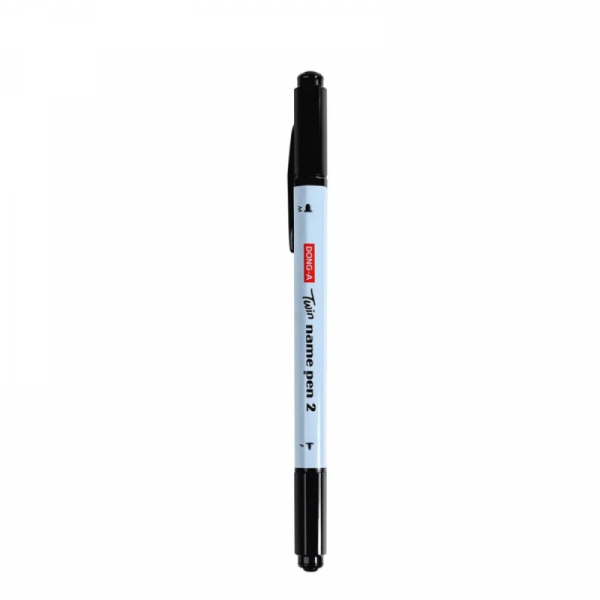 Маркер перм., двусторонний  Twin Name Pen  черный