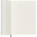 Блокнот А4- 190*250 мм, 96 л., тонир., лин. Professional Soft XLarge интегральн. обл. полиуретан., на резинке, черный