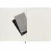 Блокнот А4- 190*250 мм, 96 л., тонир., лин. Professional Soft XLarge интегральн. обл. полиуретан., на резинке, черный