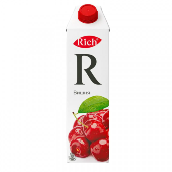 Нектар Rich вишневый, 1л. Нектар Rich вишневый, 1л.