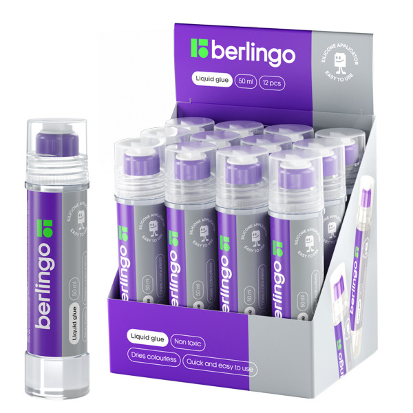 Клей канцелярский Berlingo 50 г 50 мл 