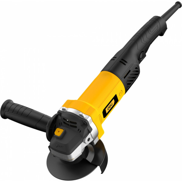 Шлифмашина угловая Deli JM125-E3 сетевая, 1100 Вт, 125 мм, коробка, желтая