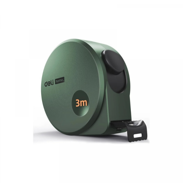 Рулетка Deli HS HT8316L 3 м*16 мм, Soft Touch, зеленый Рулетка Deli HS HT8316L 3 м*16 мм, Soft Touch, зеленый