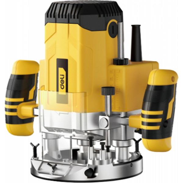 Фрезер кромочный Deli MX12-E1 1600 Вт, 12 мм, коробка, желтый