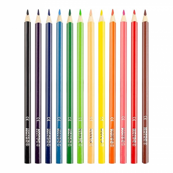 Цв. карандаши 12 шт. Kromas трехгран.
