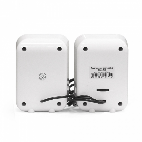 Акустическая система 2.0 ExeGate Disco 170 83700 Black/White 2x3W