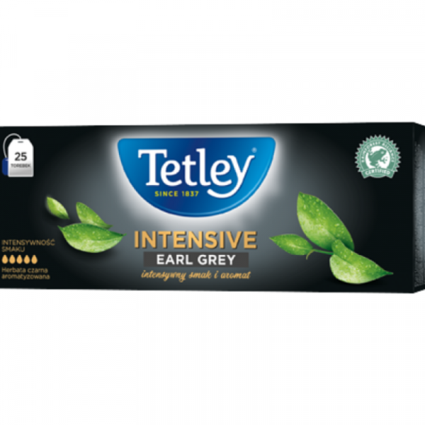 Чай Tetley 25 пак.*2 гр., черный, Intensive Earl Grey Чай Tetley 25 пак.*2 гр., черный, Intensive Earl Grey