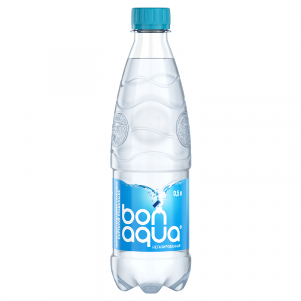 Вода питьевая Bonaqua негазир., 0,5 л., пласт. бутылка