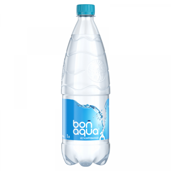 Вода питьевая Bonaqua негазир., 1 л., пласт. бутылка