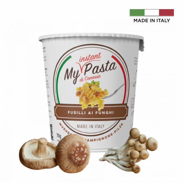 Паста фузилли My instant pasta помидор и базилик