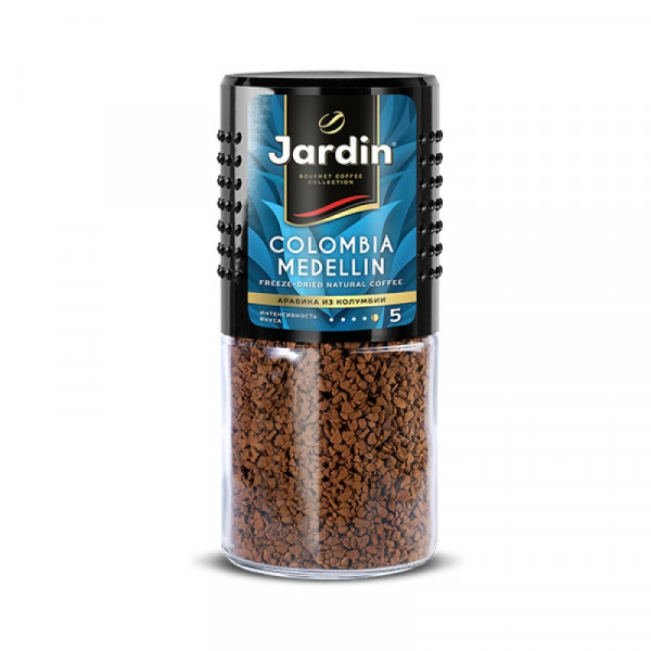 Кофе Jardin натур. растворим. сублим., 95 гр., стекл./б, Colombia Medellin