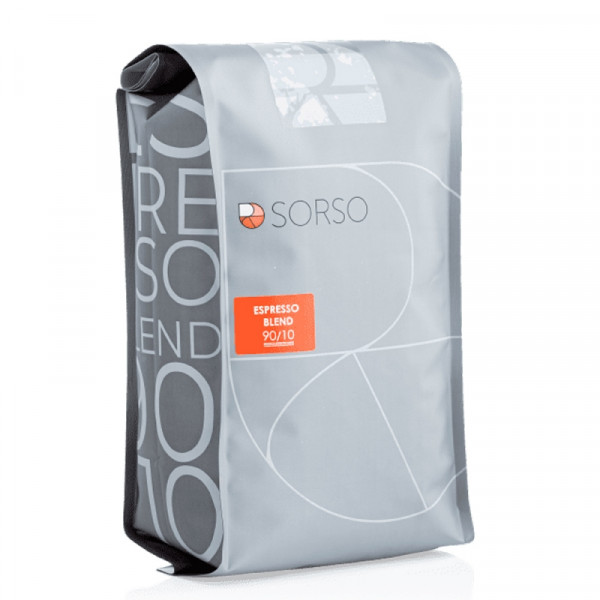 Кофе Sorso в зерне, 1 кг., пак., Фирменный бленд 90/10 Кофе Sorso в зерне, 1 кг., пак., Фирменный бленд 90/10