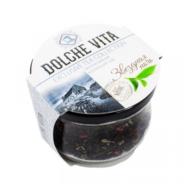 Чай Dolche vita ст/б, 50 гр., черный, Звездная ночь Чай Dolche vita ст/б, 50 гр., черный, Звездная ночь