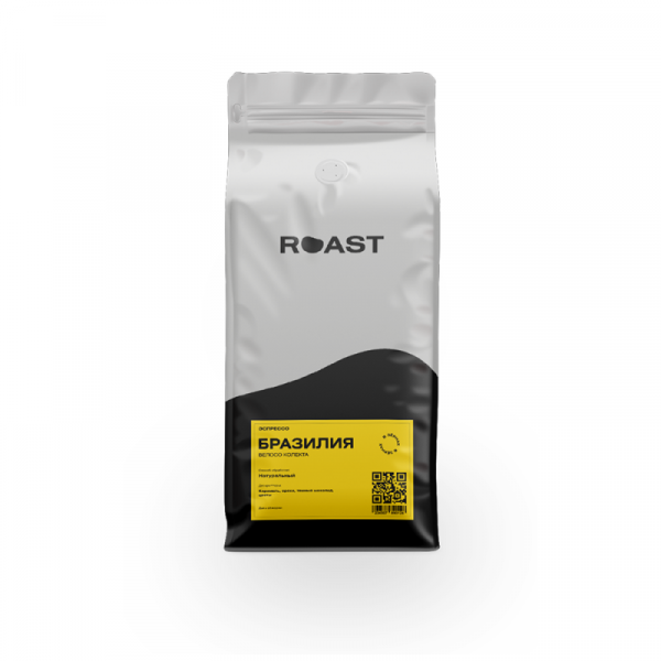 Кофе ROAST.BY в зерне, 1 кг., пак., Бразилия Велосо Серрадо Кофе ROAST.BY в зерне, 1 кг., пак., Бразилия Велосо Серрадо