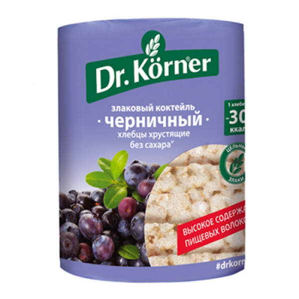 Хлебцы Dr.Korner со вкусом черники , 100 г