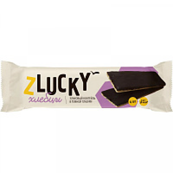 Хлебцы Z Lucky 35 гр., злаковый коктейль в темной глазури