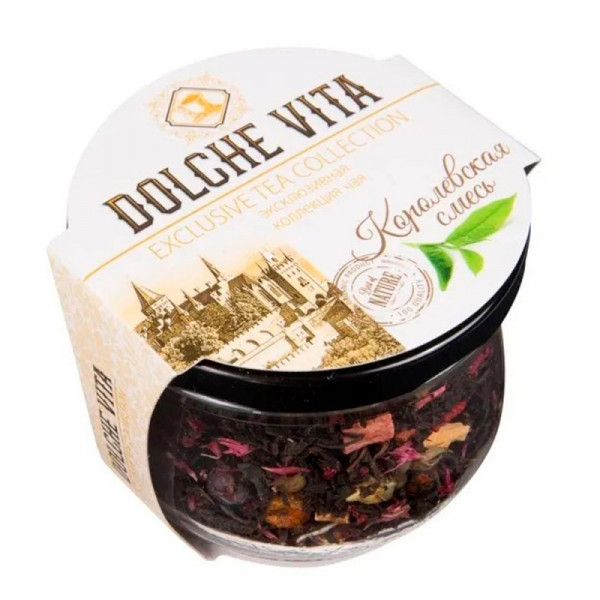 Чай Dolche vita ст/б, 50 гр., черный, Королевская смесь