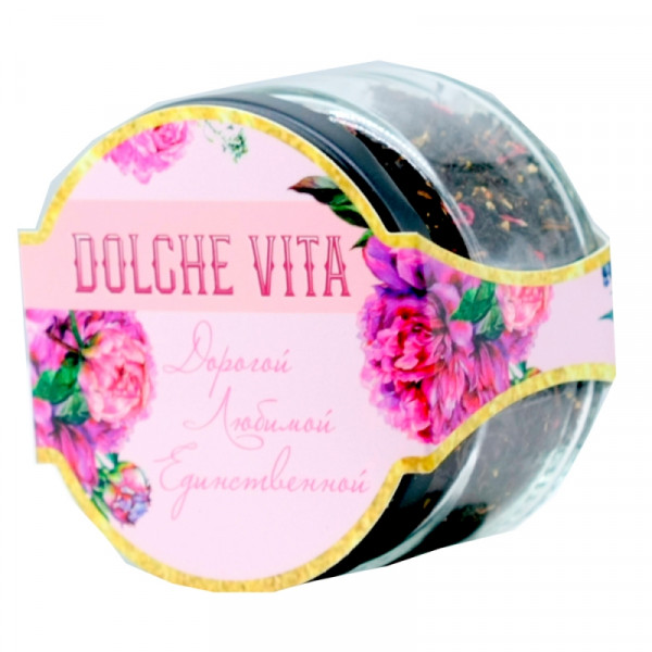 Чай Dolche vita ст/б, 50 гр., черный, Дорогой Любимой Единственной Чай Dolche vita ст/б, 50 гр., черный, Дорогой Любимой Единственной