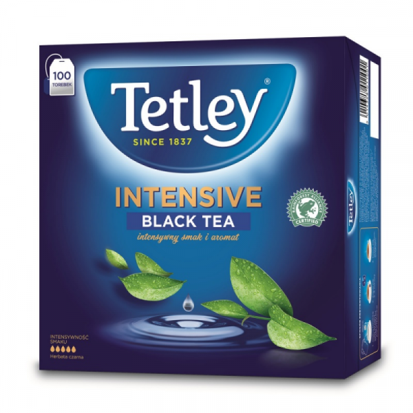 Чай Tetley 100 пак.*2 гр., черный, Intensive Black