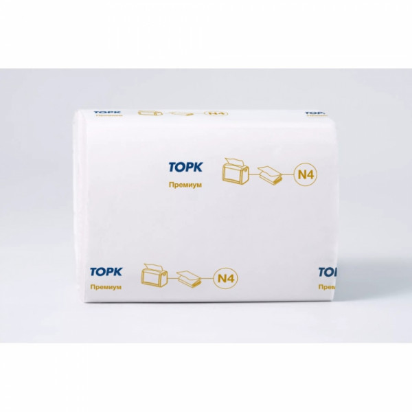 Салфетки Tork Xpressnap Premium для диспенсера 200 листов, цв.белый, 2-сл, N4