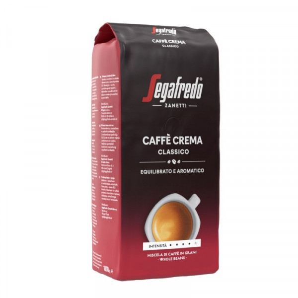 Кофе Segafredo в зерне, 1000 гр., пач., Crema Classico Кофе Segafredo в зерне, 1000 гр., пач., Crema Classico