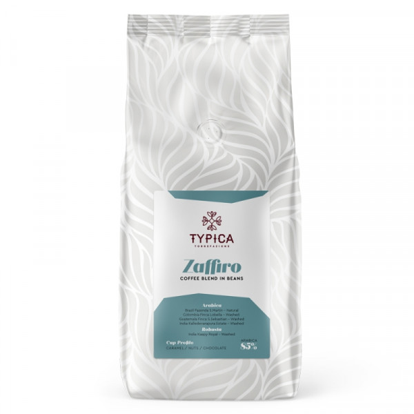 Кофе Typica в зерне, 1 кг., пак., Zaffiro Кофе Typica в зерне, 1 кг., пак., Zaffiro