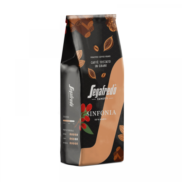 Кофе Segafredo в зерне, 1000 гр., пач., 100 Arabica Sinfonia