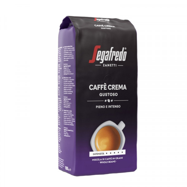Кофе Segafredo в зерне, 1000 гр., пач., Crema Gustosso Кофе Segafredo в зерне, 1000 гр., пач., Crema Gustosso