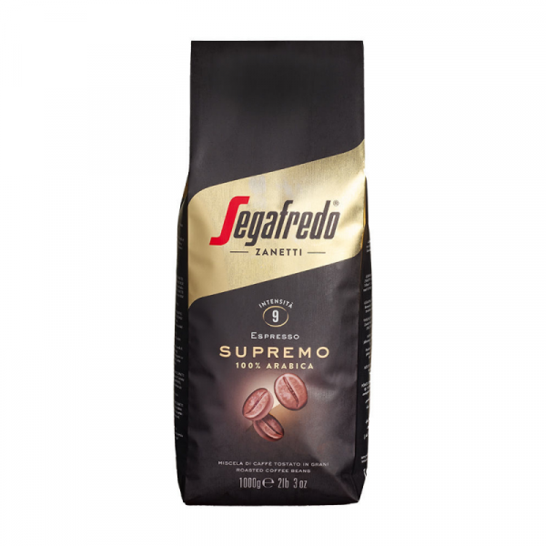 Кофе Segafredo в зерне, 1000 гр., пач., Supremo
