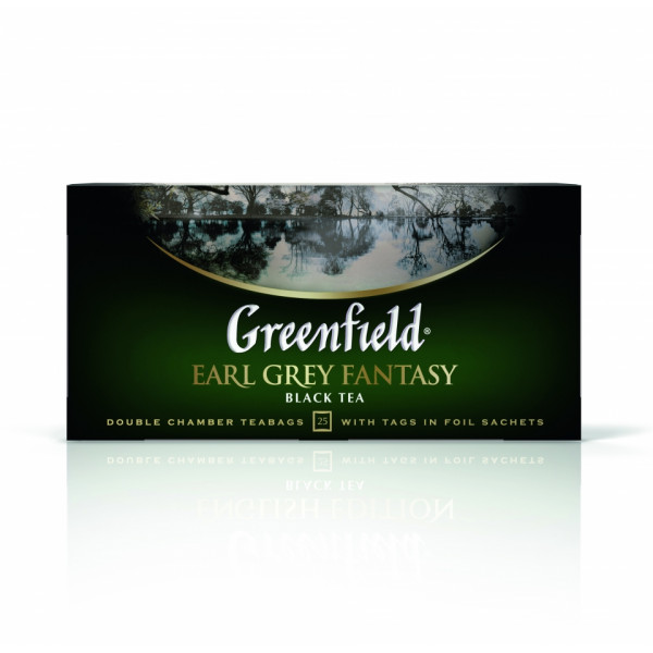 Чай Greenfield 100 пак*2 гр., черный, Earl Grey Fantasy