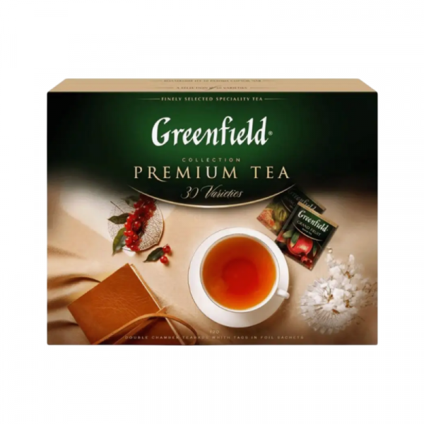 Чай Greenfield 120 пак*1,5-2 гр., ассорти, набор 30 вида, Premium Tea Collection