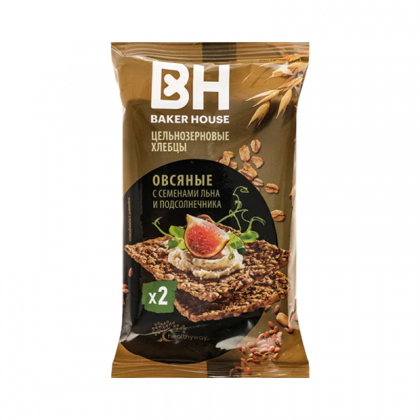 Хлебцы Baker House 4*45 гр., скандинавские овсяные