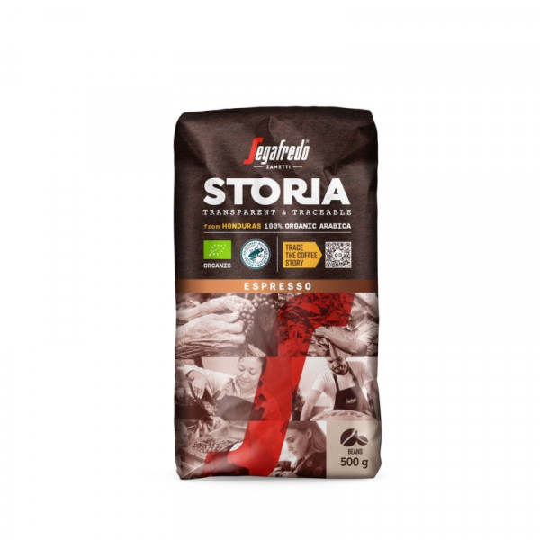 Кофе Segafredo в зерне, 500 гр., пач., Storia Espresso Кофе Segafredo в зерне, 500 гр., пач., Storia Espresso