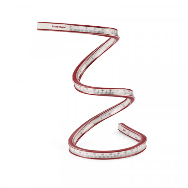Линейка 60 см Curve Ruler красный Линейка 60 см Curve Ruler красный