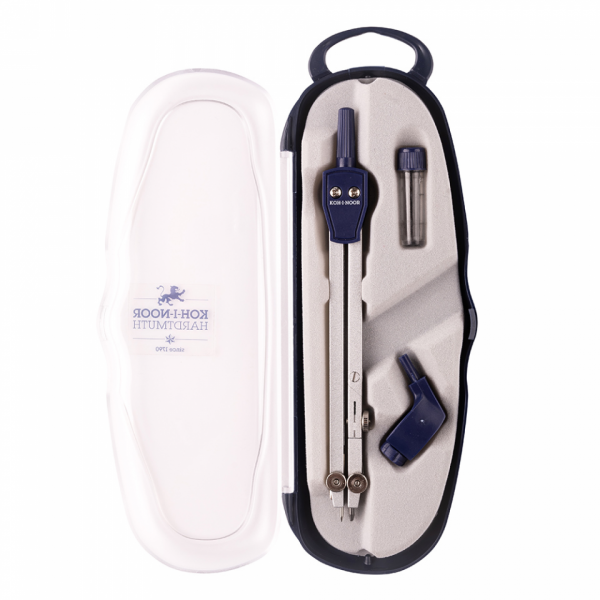 Циркуль Koh-i-noor 5901TE +грифели, футляр