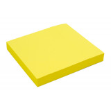Клейкая бумага для заметок Sticky notes 76x76 мм, 100 листов, желтая неон