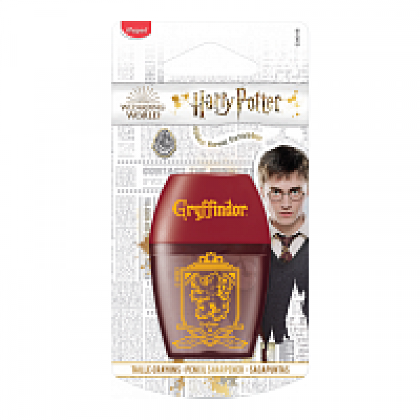 Точилка на 1 отв. Harry Potter пласт., т.-красный, блистер