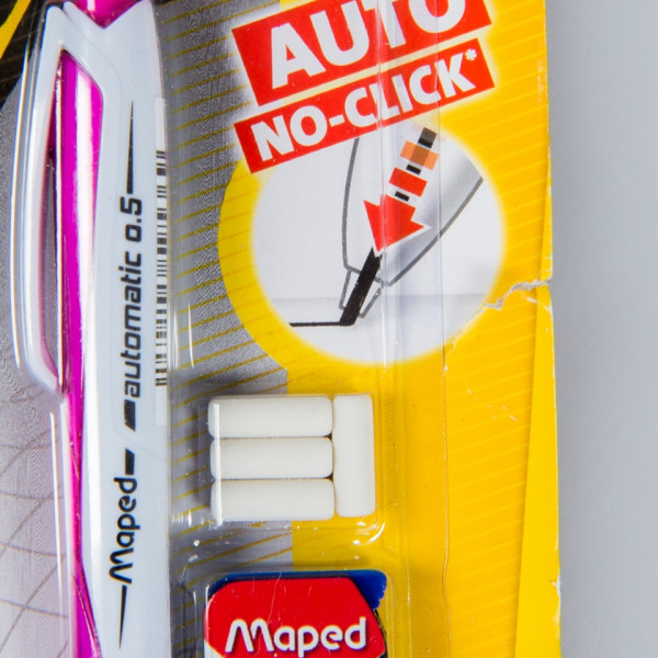 Карандаш автомат. Black Peps 0,5 мм, пласт., +грифель, блистер, ассорти -30