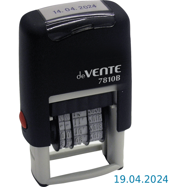 Датер автоматический deVENTE 7810B, 3 мм, цифровое отображение месяца, в блистере, арт. 4111304