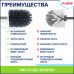 Ерш для унитаза силиконовый напольный, с пинцетом, LAIMA, 608132