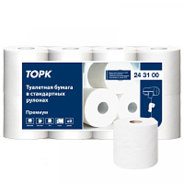 Бумага туалетная TORK Premium T4, 8 рул, 15м, 3-сл.