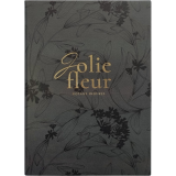 Ежедневник датир. А5 140*200 мм, 352 стр., тонир. Fleur мягк. обл. кожзам., черный 2026 Ежедневник датир. А5 140*200 мм, 352 стр., тонир. Fleur мягк. обл. кожзам., черный 2026