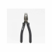 Длинногубцы Deli HS EHT2007 180 мм, Soft Touch, черный