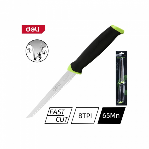 Пила-нож садовая Deli GS EDL580651 170мм, 8TPI