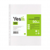 Папка карман А4, кристалл, 100 мк, 50 шт. Yesli: